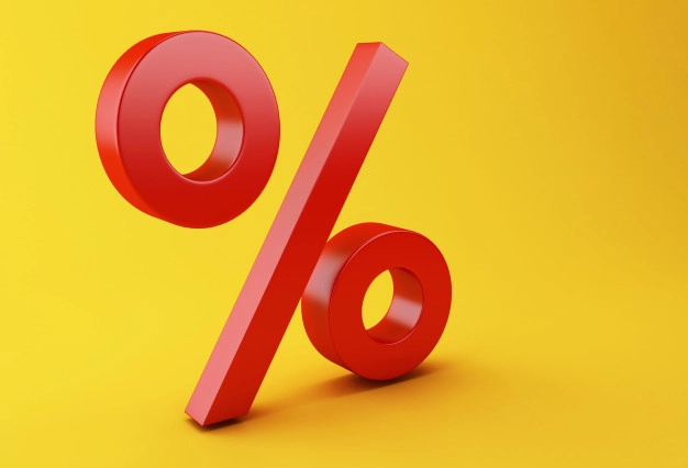 percentage symbol, prosenttil